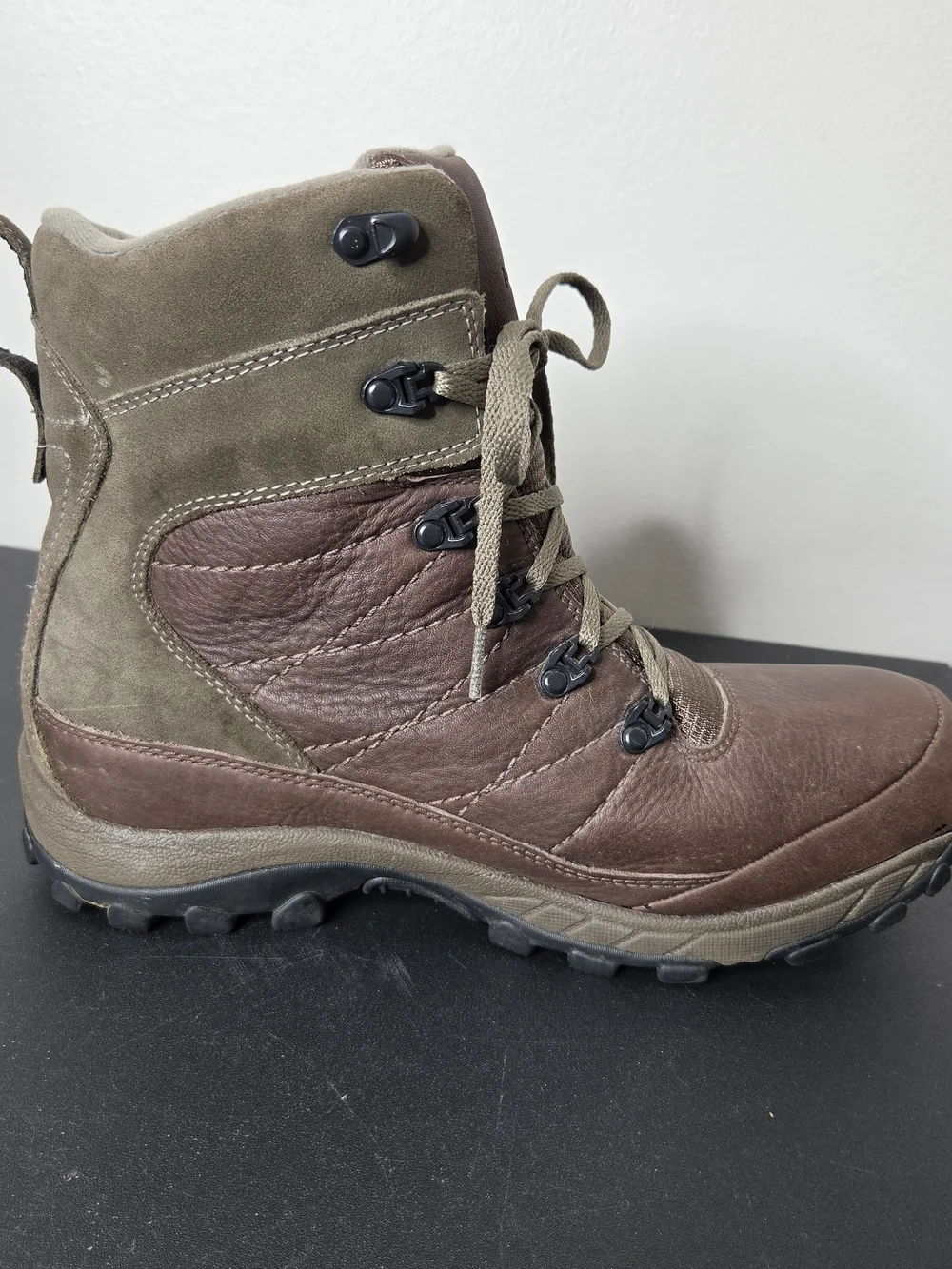 The North Face Men's Brown Chilkat V Lace Up Waterproof Snow Boot